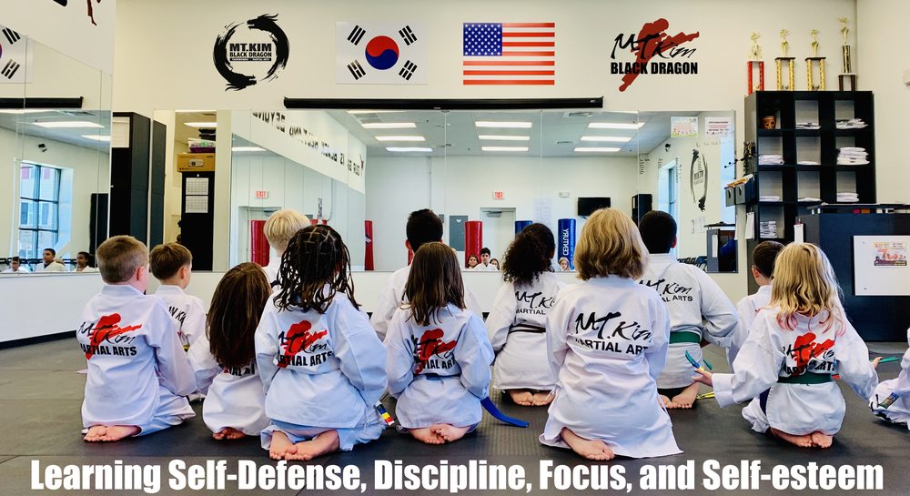 Mt.Kim Black Dragon Martial Arts Logo