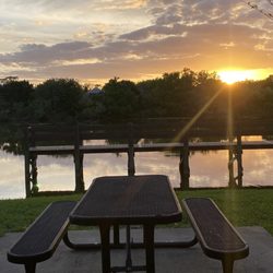 Ormond Lakes - Happy Easter sunset