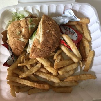 Mezza Luna - Chicken sandwich ( the sandwich size of a small fist and the fries, well you can count them on the pic! - Pizza Near Me - Manalapan, New Jersey Mezza Luna - Chicken sandwich ( the sandwich size of a small fist and the fries, well you can count them on the pic! - Pizza Near Me - Manalapan, New Jersey