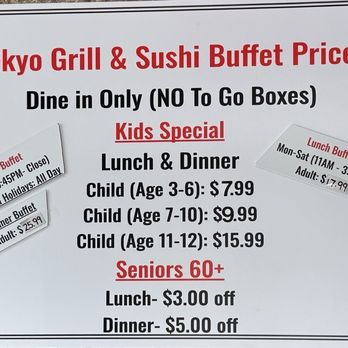 Tokyo Grill & Sushi Buffet - Mason - Menu prices - Sushi Bars Near Me - Mason, Ohio Tokyo Grill & Sushi Buffet - Mason - Menu prices - Sushi Bars Near Me - Mason, Ohio