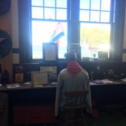Mayville Depot Museum - Office with a nice view :)