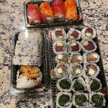 Johnny's Sushi House - a variety of sushi - Japanese Near Me - Perryville, Maryland