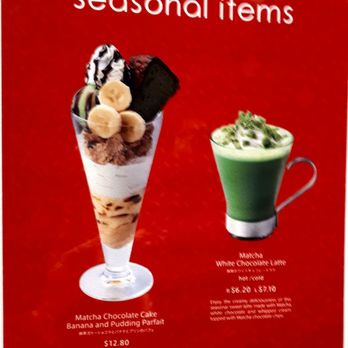 Nana's Green Tea - Seasonal menu (2019) - Desserts Near Me - Vancouver, British Columbia Nana's Green Tea - Seasonal menu (2019) - Desserts Near Me - Vancouver, British Columbia