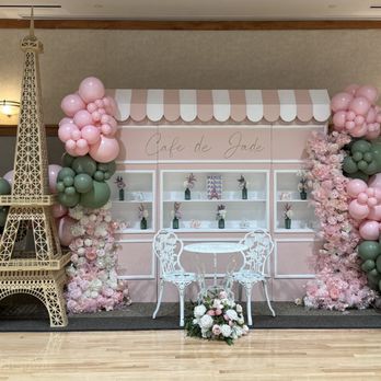 Nereyda BalloonDecor - Elegant Paris Cafe balloon design - perfect for a birthday and baby showers. - Balloon Services Near Me Nereyda BalloonDecor - Elegant Paris Cafe balloon design - perfect for a birthday and baby showers. - Balloon Services Near Me