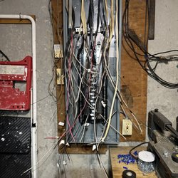 Accurate Electrical Contractors - Electrical panel change.