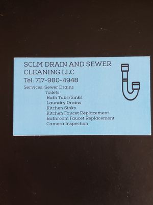 Sclm Drain And Sewer Cleaning Logo