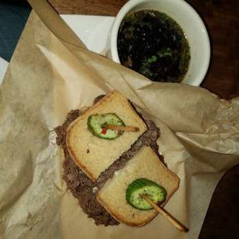 Red Table - Delicious Steak Sandwich (with gluten free bread) - Gastropubs Near Me - Huntington Beach, California