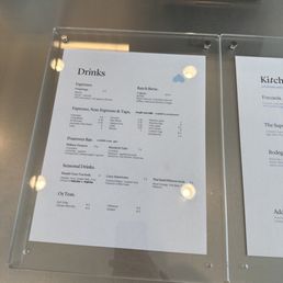 DRINK MENU