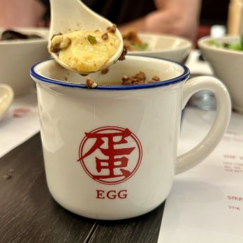 Mian - steamed egg in a cute cup! - Noodles Near Me - Costa Mesa, California