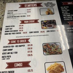Menu Menu