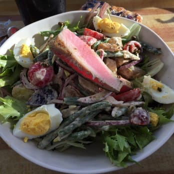 Cloud Dine - Salad with ahi, eggs, fingerling potatoes, and more! - American Near Me - Park City, Utah Cloud Dine - Salad with ahi, eggs, fingerling potatoes, and more! - American Near Me - Park City, Utah