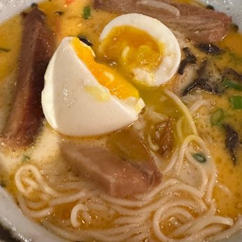 Marufuku Ramen - Beautiful soft boiled egg - Ramen Near Me - Austin, Texas Marufuku Ramen - Beautiful soft boiled egg - Ramen Near Me - Austin, Texas