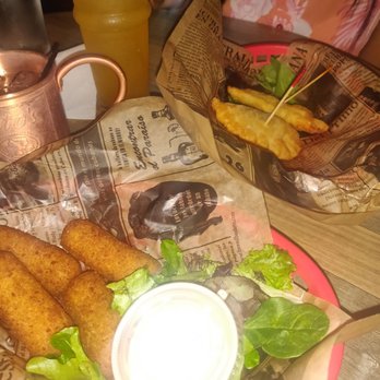 The Cube Inn - Ham croquettes, guava cheese, and shrimp empanada. - Cuban Near Me - Tarrytown, New York The Cube Inn - Ham croquettes, guava cheese, and shrimp empanada. - Cuban Near Me - Tarrytown, New York