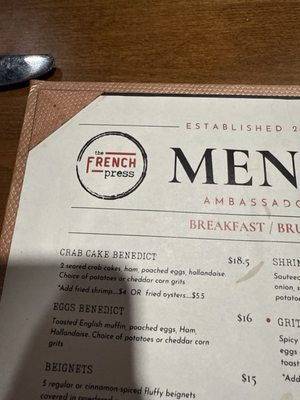 Menu photo 5 The French Press Lafayette, LA