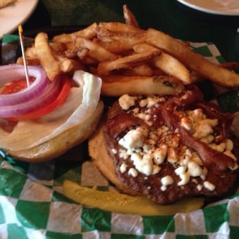 Fat Patty's Teays Valley - Black and Bleu. Mmmmmmmm, burger. Now add a Homer Simpson drool. - Burgers Near Me - Hurricane, West Virginia