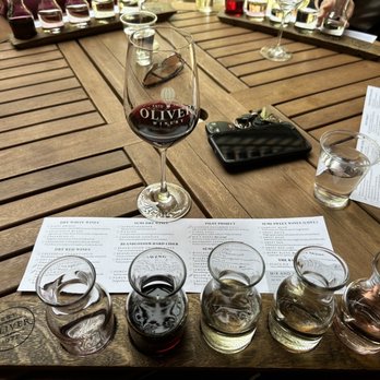 Oliver Winery - Flight - Wineries Near Me - Bloomington, Indiana