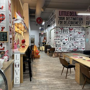 Little Delights Bakery - Additional seating in back - Bakeries Near Me - Lowell, Massachusetts