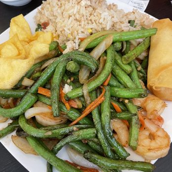 Chinese Cafe - Shrimp and green beans lunch special - Chinese Near Me - Washougal, Washington