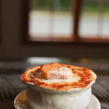 The Perk - a bowl of soup on a plate - Burgers Near Me - Perkasie, Pennsylvania The Perk - a bowl of soup on a plate - Burgers Near Me - Perkasie, Pennsylvania