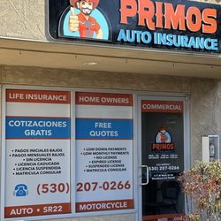 Primos Auto Insurance - Sign