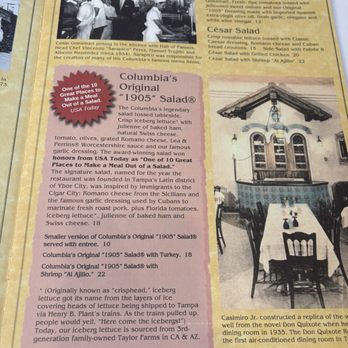 Columbia Restaurant - Spanish Near Me - Clearwater Beach, Florida