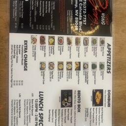 Menu Menu