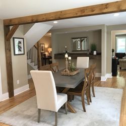 The Styled Home - Beautiful dining room of a staged home in North Yarmouth.