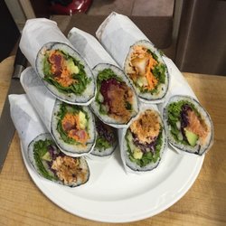 Poke Burri - A mix of all the rolls at the sampling.