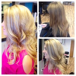 Auspicious Hair and Body Salon - Highlight before and after by Karly Murray!