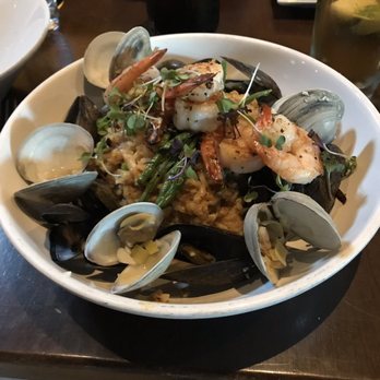 Hootch and Banter - Chesapeake Risotto- I am full after finishing it - New American Near Me - Frederick, Maryland