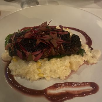Riegelsville Inn - Duck over bay scallops risotto - Pubs Near Me - Riegelsville, Pennsylvania Riegelsville Inn - Duck over bay scallops risotto - Pubs Near Me - Riegelsville, Pennsylvania