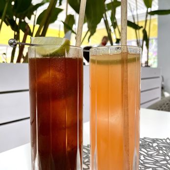 Le Jardinier - Bermuda Triangle and Percy's Mule Signature Cocktails - French Near Me - Miami, Florida Le Jardinier - Bermuda Triangle and Percy's Mule Signature Cocktails - French Near Me - Miami, Florida