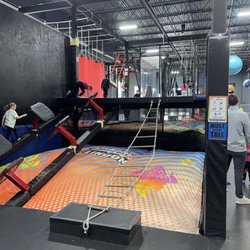 Airborne Trampoline Arena - Ninja Warrior type course