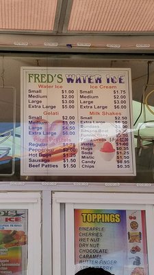 Fred's Water Ice by null