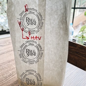Rise & Shine - a paper bag on a table - Breakfast & Brunch Near Me - Denver, Colorado Rise & Shine - a paper bag on a table - Breakfast & Brunch Near Me - Denver, Colorado