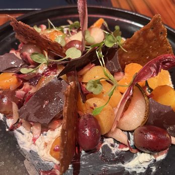 Gordon Ramsay Steak - Farmers Market Salad- weird combo but it works and it's delicious - Steakhouses Near Me - Las Vegas, Nevada