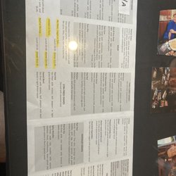 Penn's Thai Kitchen - Menu is part of the table which is nice.