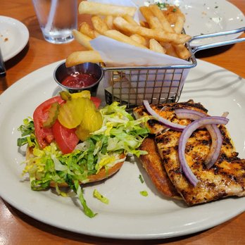Brooklyn Cafe - Grilled Fish Sandwich (Mahi Mahi) - New American Near Me - Atlanta, Georgia