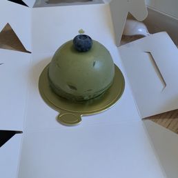 Matcha red bean mousse Matcha red bean mousse