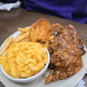 His Place Eatery - Smothered chicken. - Southern Near Me - Indianapolis, Indiana