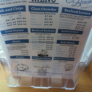 Ecola Seafoods - Menu - Seafood Near Me - Cannon Beach, Oregon