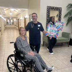 Palm Garden of Tampa - My mom with Matt!