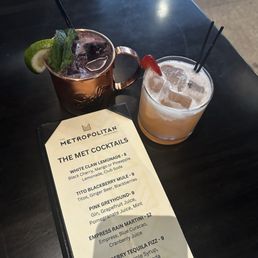 Strawberry tequila fizz and blackberry mule Strawberry tequila fizz and blackberry mule