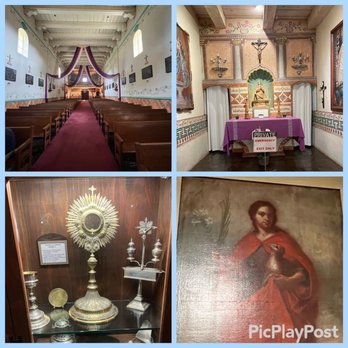 Old Mission Santa Ines - Inside Santa Ines mission - Landmarks & Historical Buildings Near Me - Solvang, California