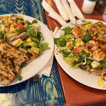 Cha Cha Coconuts - Jamaican mahi mahi salad and Jamaican shrimp salad - so yummy! - Bars Near Me - Sarasota, Florida Cha Cha Coconuts - Jamaican mahi mahi salad and Jamaican shrimp salad - so yummy! - Bars Near Me - Sarasota, Florida