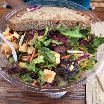 sweetgreen - Healthy Salads, Wraps, and Bowls - Rad Thai (arugula and mesclun, carrots, cabbage, shrimp, spicy cashew dressing) - tasty but drenched in sauce - Salad Near Me - Philadelphia, Pennsylvania