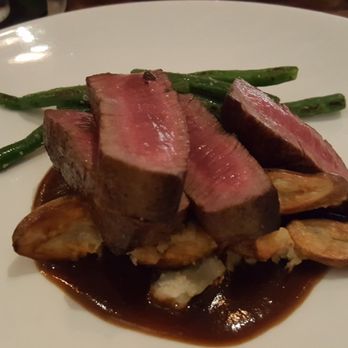 Field & Fire - Tenderloin with fingerling potatoes and green beans. - New American Near Me - Greenville, Wisconsin Field & Fire - Tenderloin with fingerling potatoes and green beans. - New American Near Me - Greenville, Wisconsin