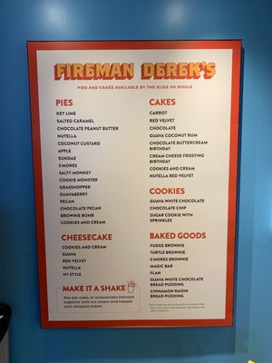Menu photo 8 Fireman Derek’s Bake Shop Miami, FL Menu photo 8 Fireman Derek’s Bake Shop Miami, FL