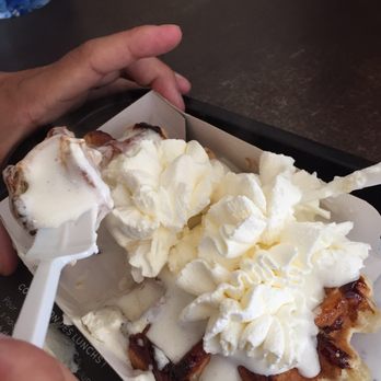 Waffle Factory - Waffle with creme. - Waffles Near Me - Brussels, BRU Waffle Factory - Waffle with creme. - Waffles Near Me - Brussels, BRU