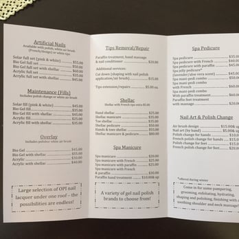 Hottie Nails - Page 2 of brochure - Nail Salons Near Me - Toronto, Ontario Hottie Nails - Page 2 of brochure - Nail Salons Near Me - Toronto, Ontario